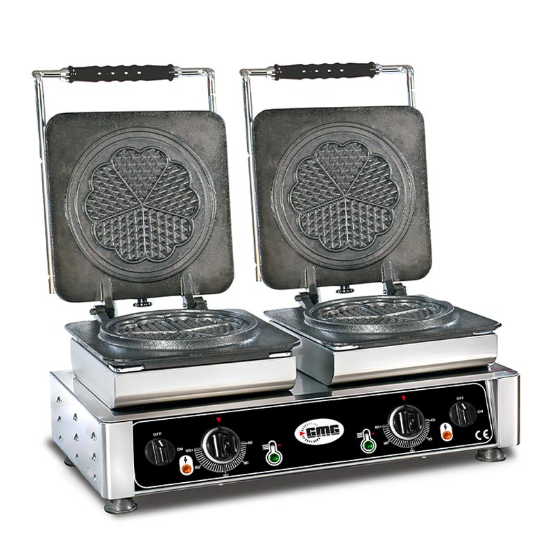 GMG WE 21 Amore M Yonca Model Waffle Makinesi, Değişebilir Plaka