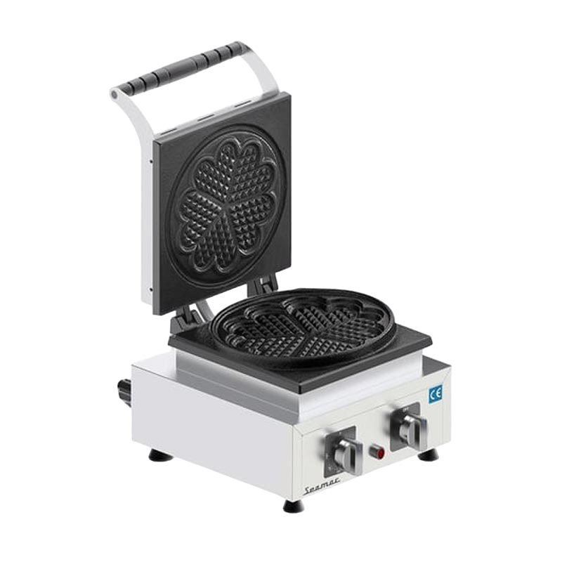 Seamac WFF1 Çiçek Model Tekli Waffle Makinesi, Elektrikli