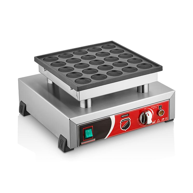 SilverInox B11 Yuvarlak Bubble Waffle Makinesi, Tekli, Elektrikli
