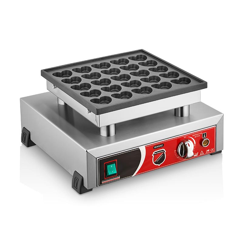 SilverInox B21 Kalpli Bubble Waffle Makinesi, Tekli, Elektrikli
